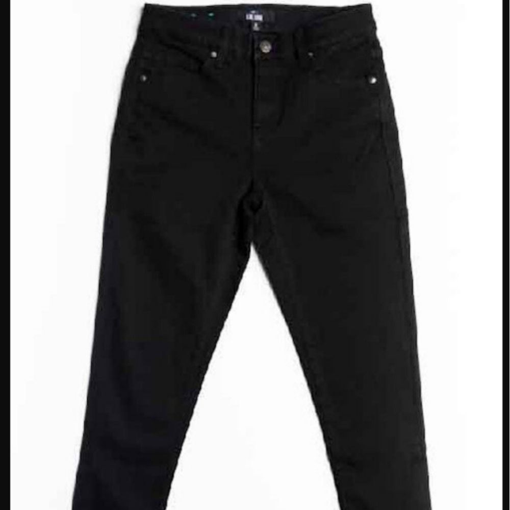 LuLaRoe Black High Waist Straight Leg Everyday Staple Jeans 24